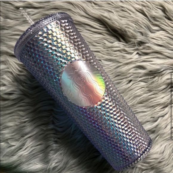 ORIGINAL UNICORN US 2018 IRIDESCENT JEWEL DIAMOND CRYSTAL CUT TUMBLER MERMAID - Picture 6 of 7